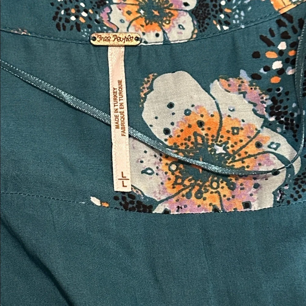 Free People Tuscan Dreams Printed Tunic L